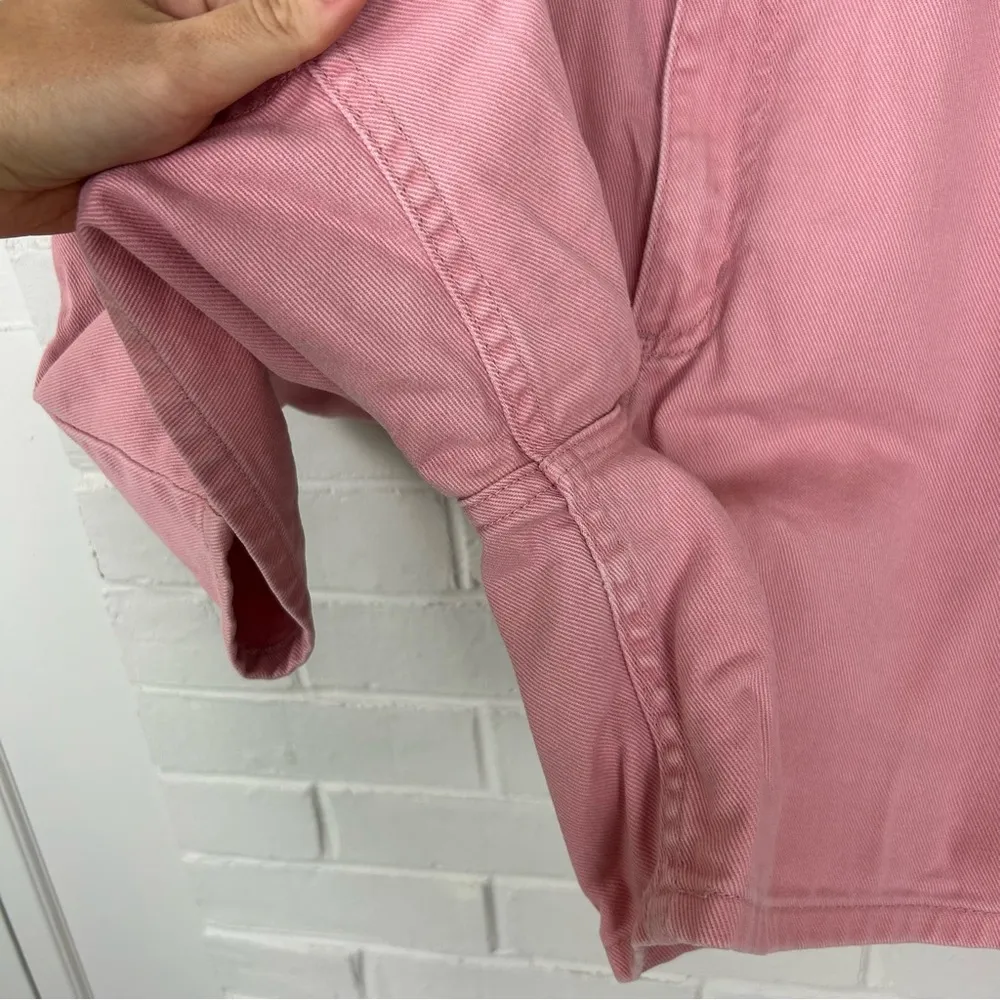 Vintage L.L.Bean Pink Denim Mom Shorts Size 12 - Image 6