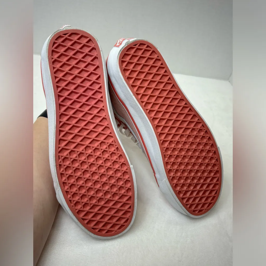 ARITZIA TNA x Vans Limited Edition Sk8 Hi 38 Dx High Top Lace Up Pink Sneakers - Image 9