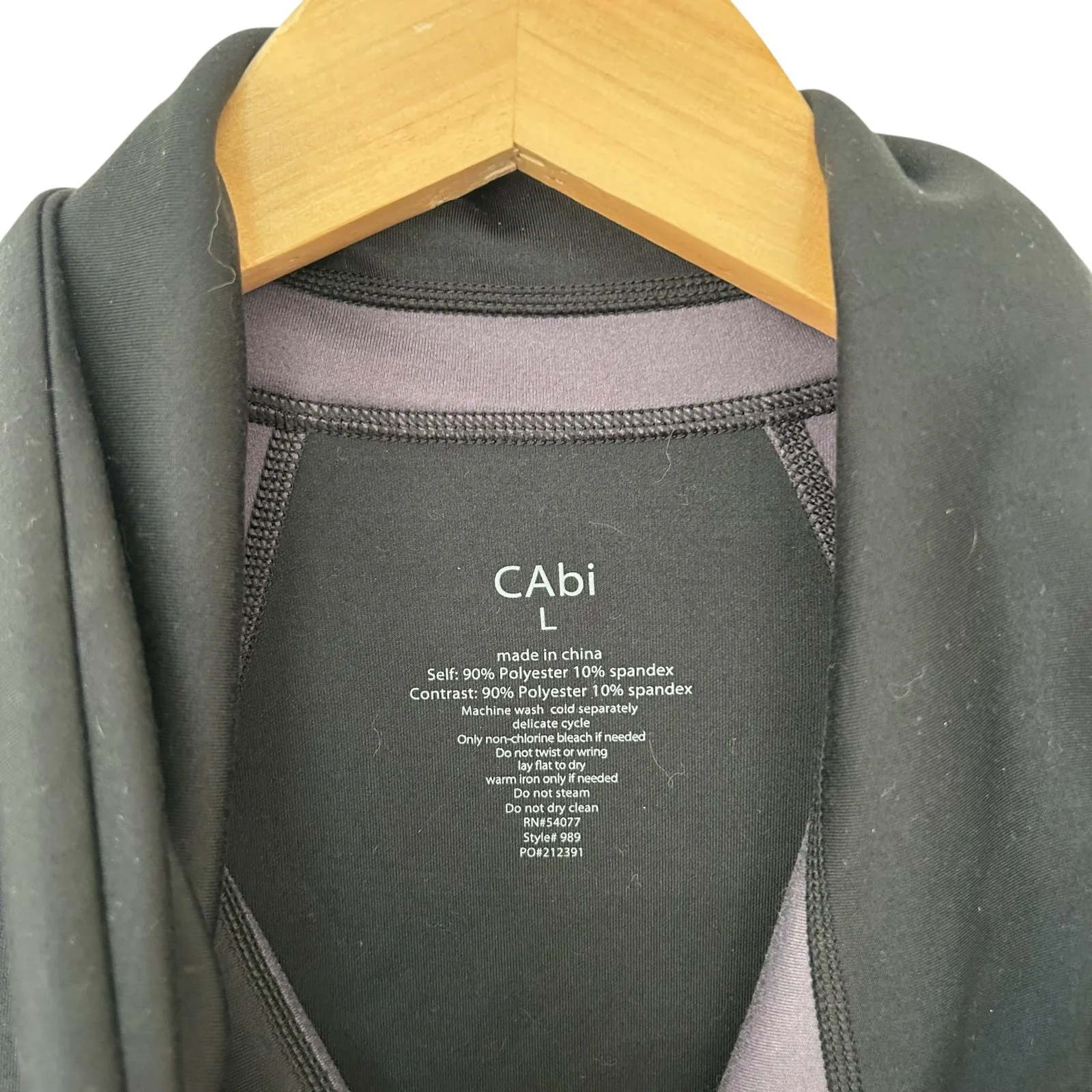 Cabi Black Gray Dash Jacket Sz L - Image 2