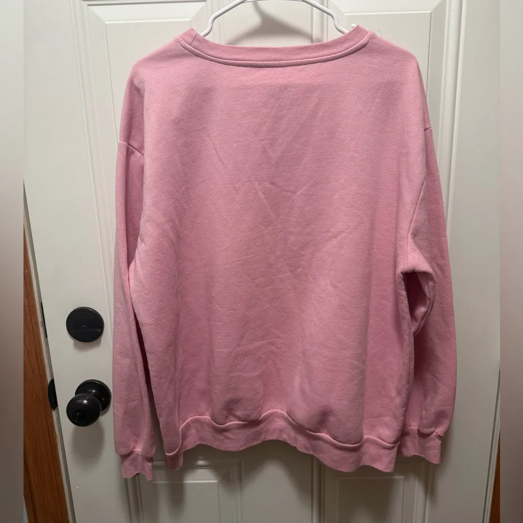 Warner Bros. Looney Tunes pink soft crewneck sweatshirt Juniors 3XL cozy Size undefined - Image 5