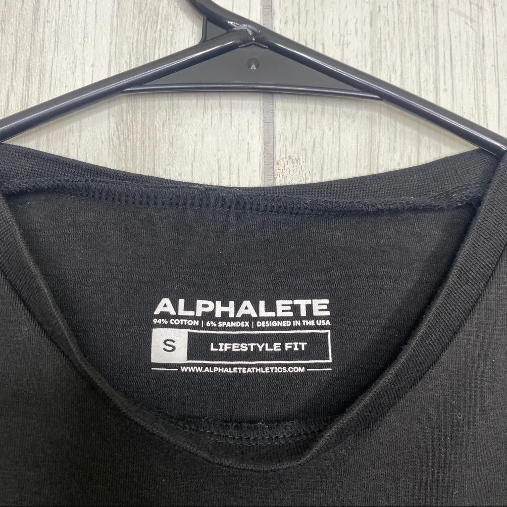 Alphalete LDB More Cropped Lifestyle Fit Tee T-Shirt size S Small - Image 6