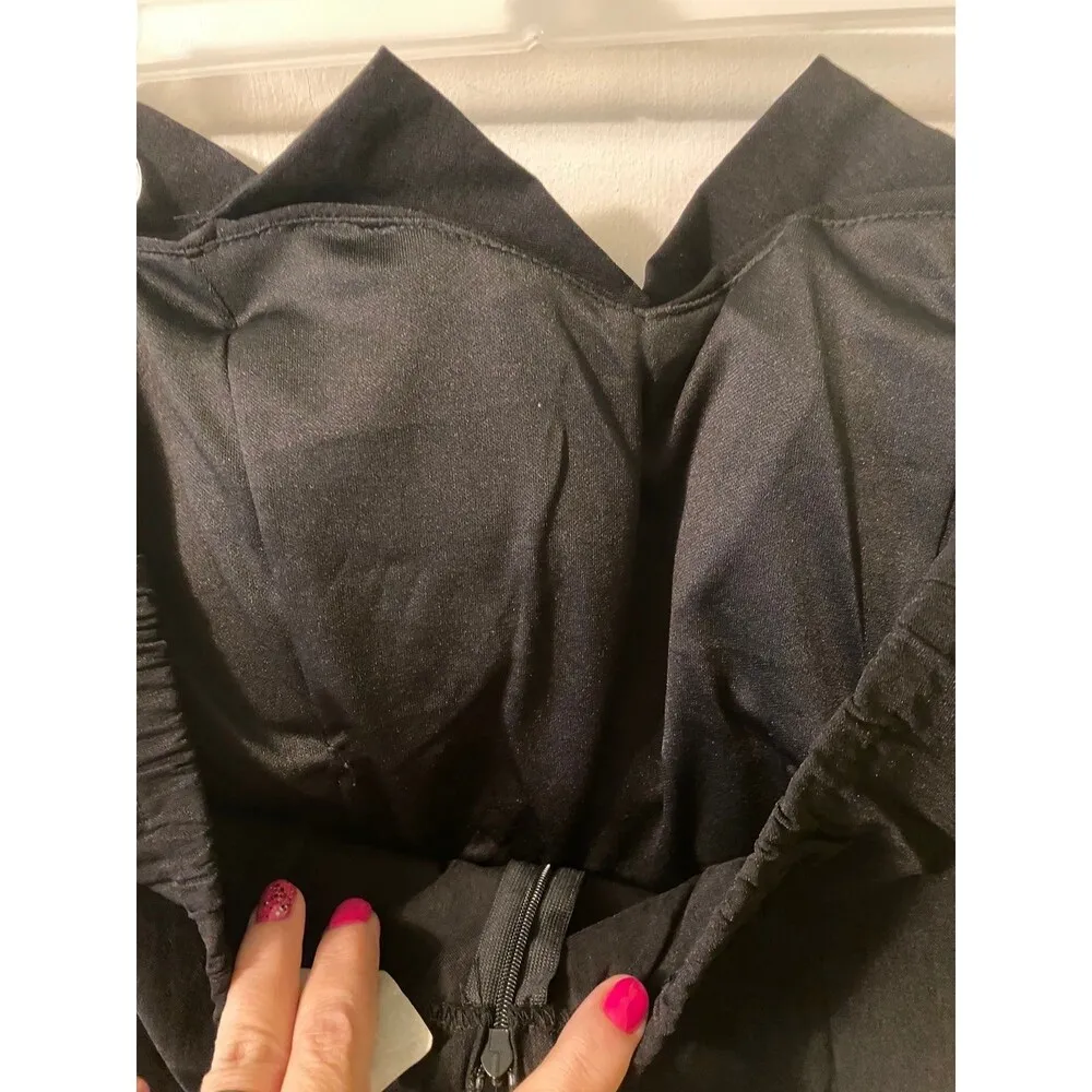NWT Black Body Central strapless Body Con Dress size Large - Image 6