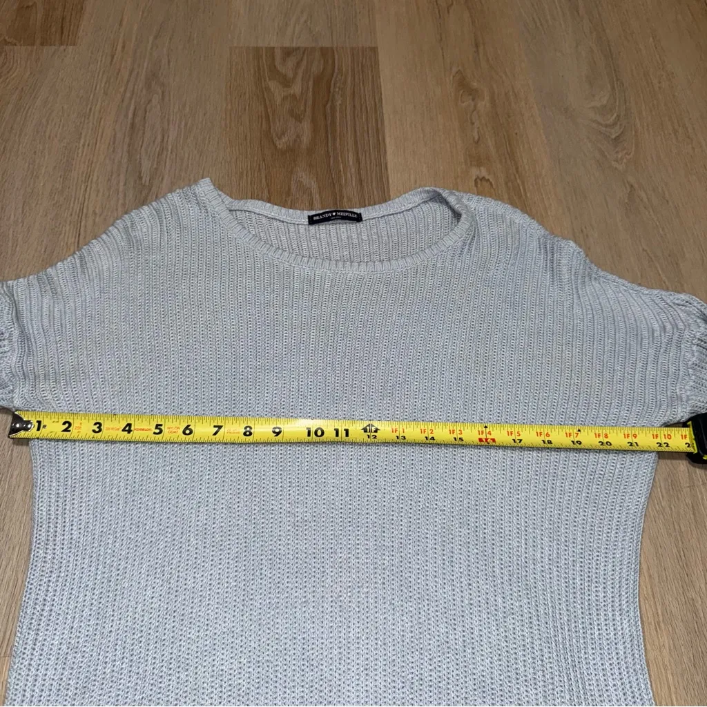 Brandy Melville Light Purple Knit Sweater - One Size - Best for Small-Large - Image 4