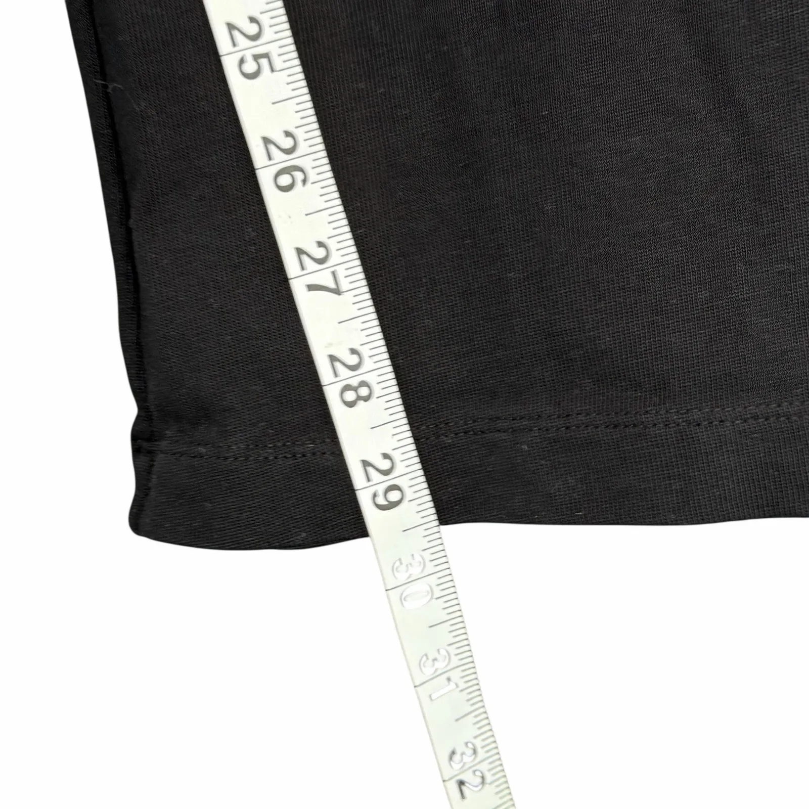 Reserved Flared Sweatpants Size M Black Cotton Jersey Lounge Comfort Athleisure - Image 9