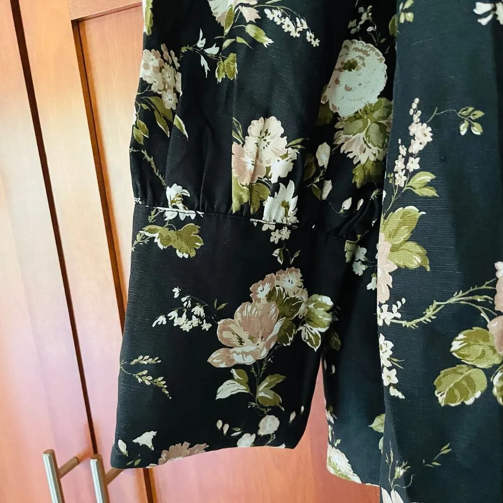 Tuckernuck Corrigan Blouse Midnight Garden Floral Size XXXL NEW - Image 6