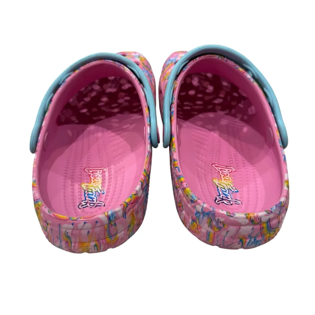 Lisa Frank x Crocs Classic Clog Pink Unicorn Rainbow Print Women’s Size 7 ￼ - Image 6