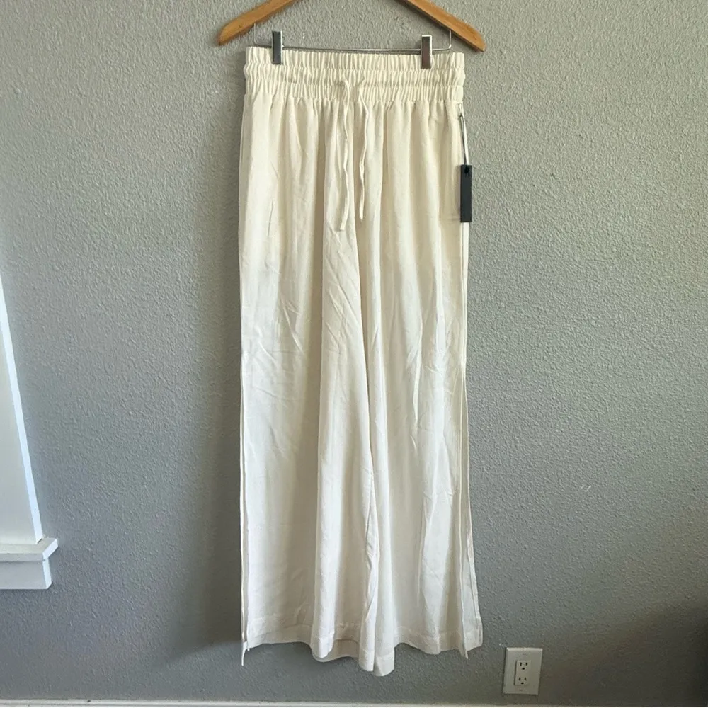 Savvi Maeve Wide Leg Pant Size Medium‎ NWT White - Image 5