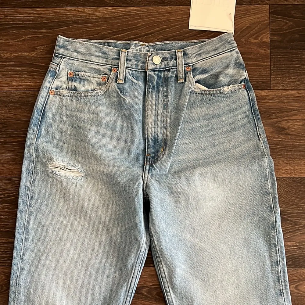 Finn Slim Straight Ankle Feather River Jean Blue Size 26 - Image 3