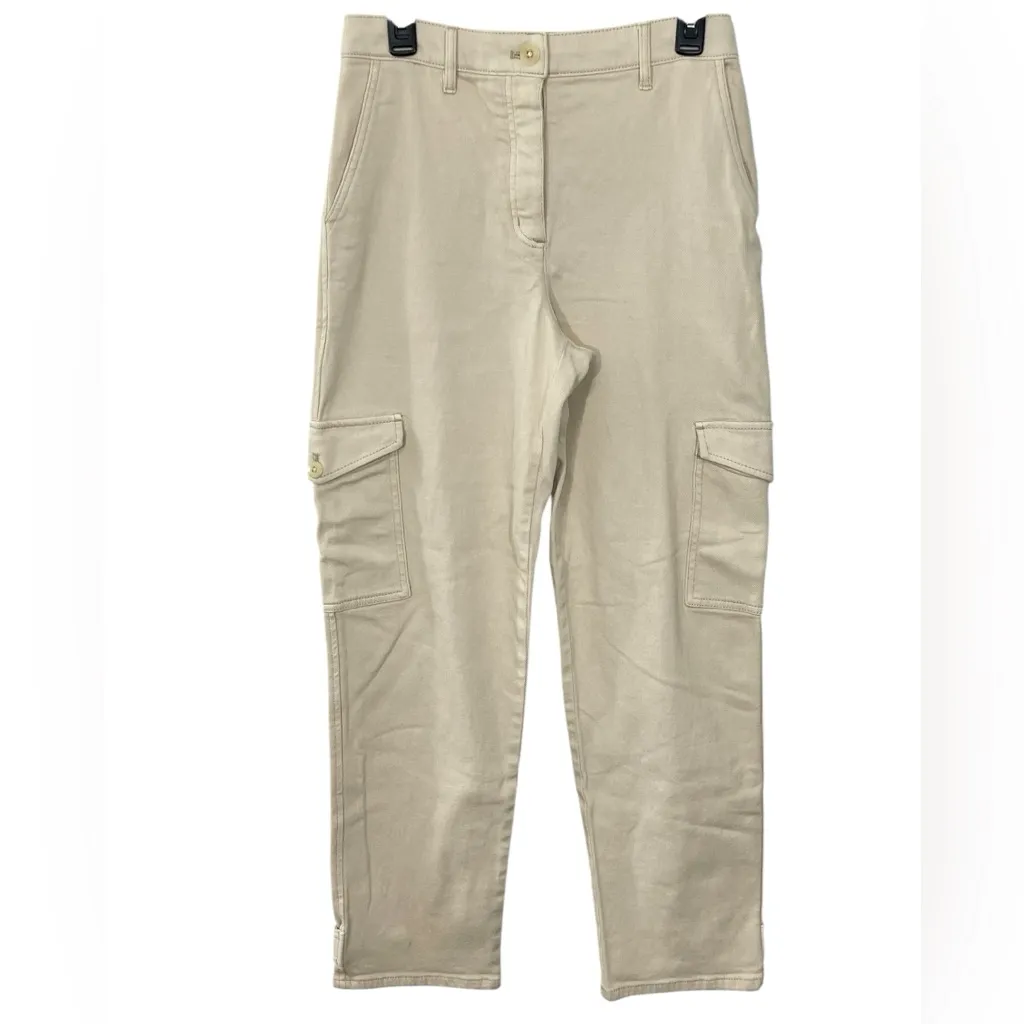 ARITZIA Wilfred Free Modern Cargo Pants High Rise Birch‎ Tan Women’s Size 6 - Image 4