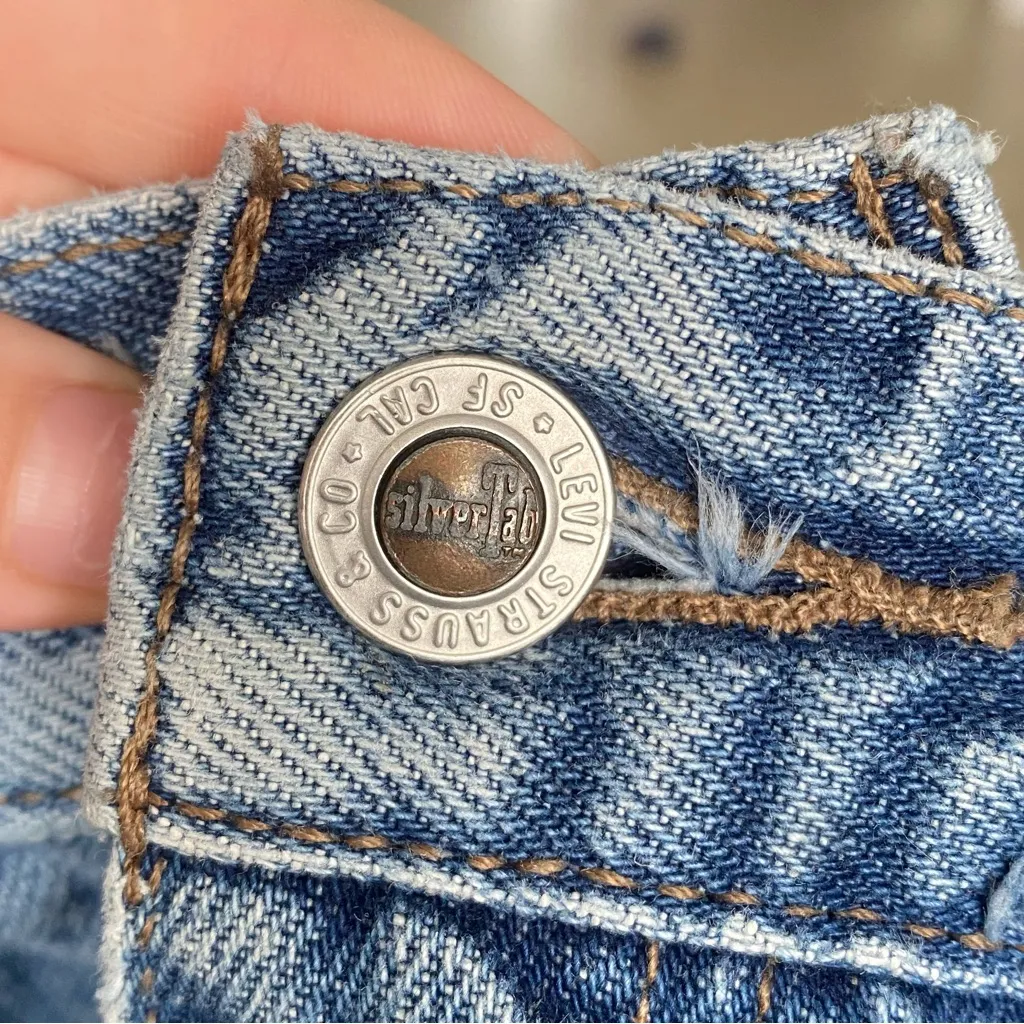 Levi's first of a kind distressed denim shorts - Image 5