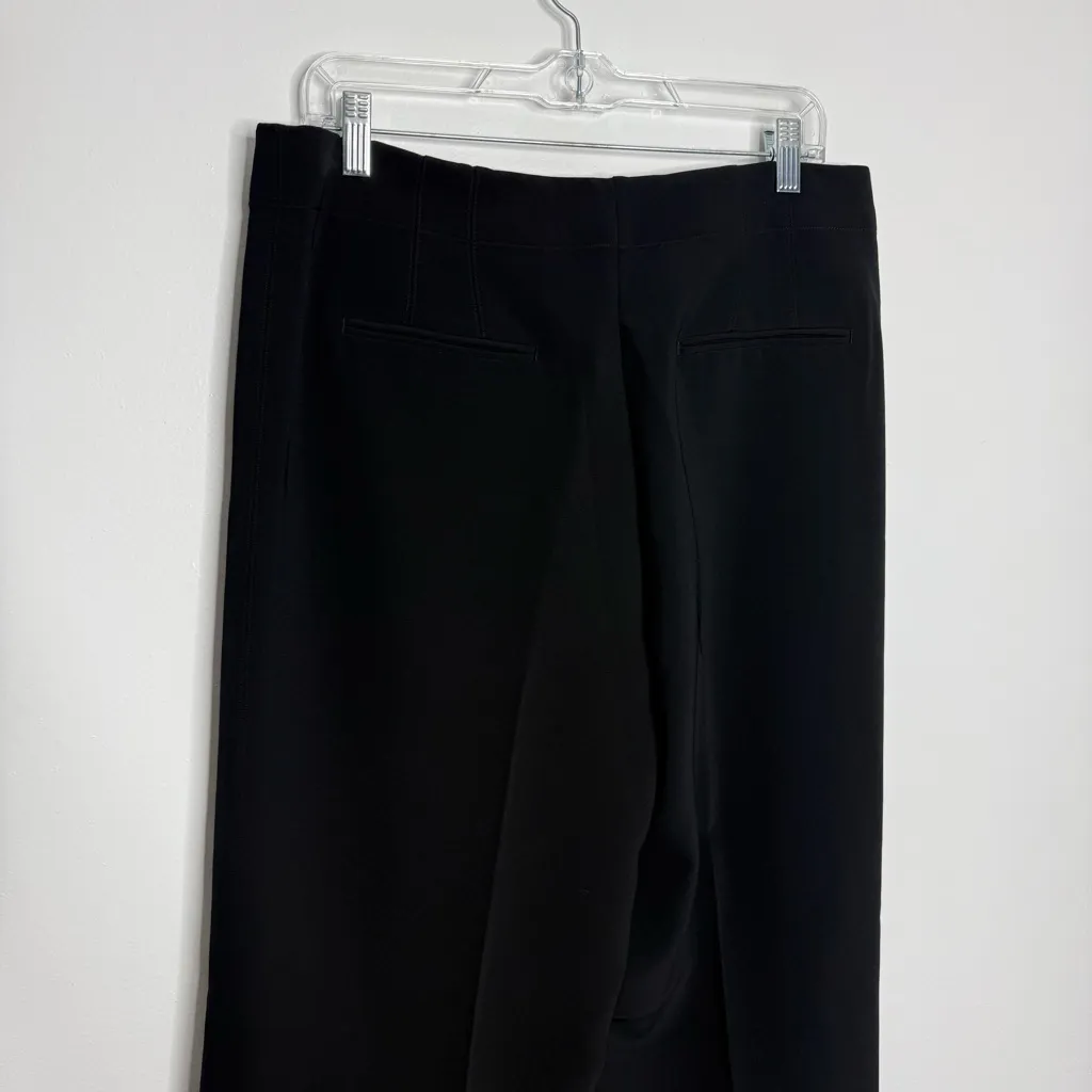 NWOT Ann Taylor The‎ Darted Wide-Leg Dress Pant In Black 838794 Size 10 - Image 5