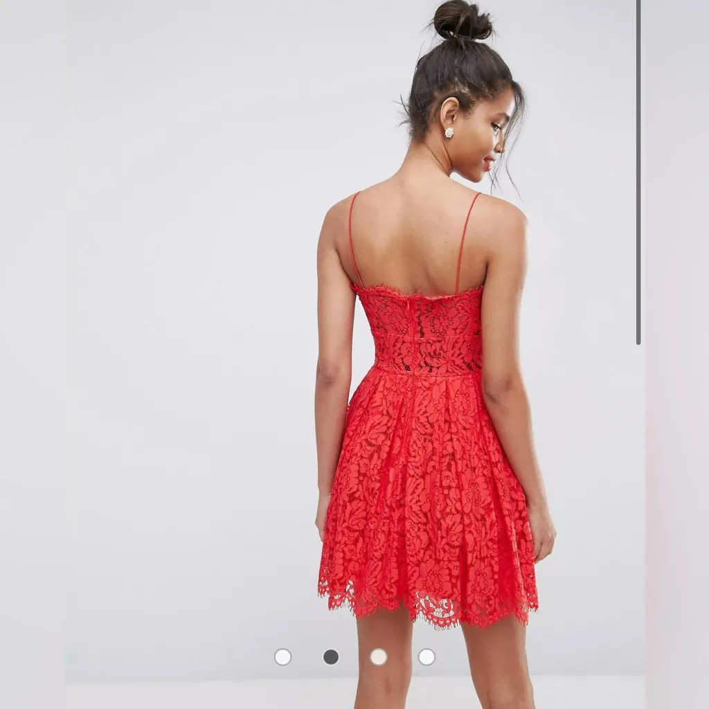 ASOS Lace Cami Mini Prom Dress - Image 4