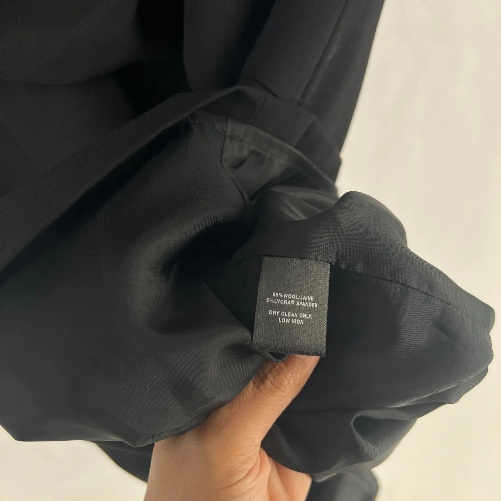 Lafayette Sheath Dress Women 14 Black Cap Sleeve Preppy Casual Stretch Crewneck - Image 5