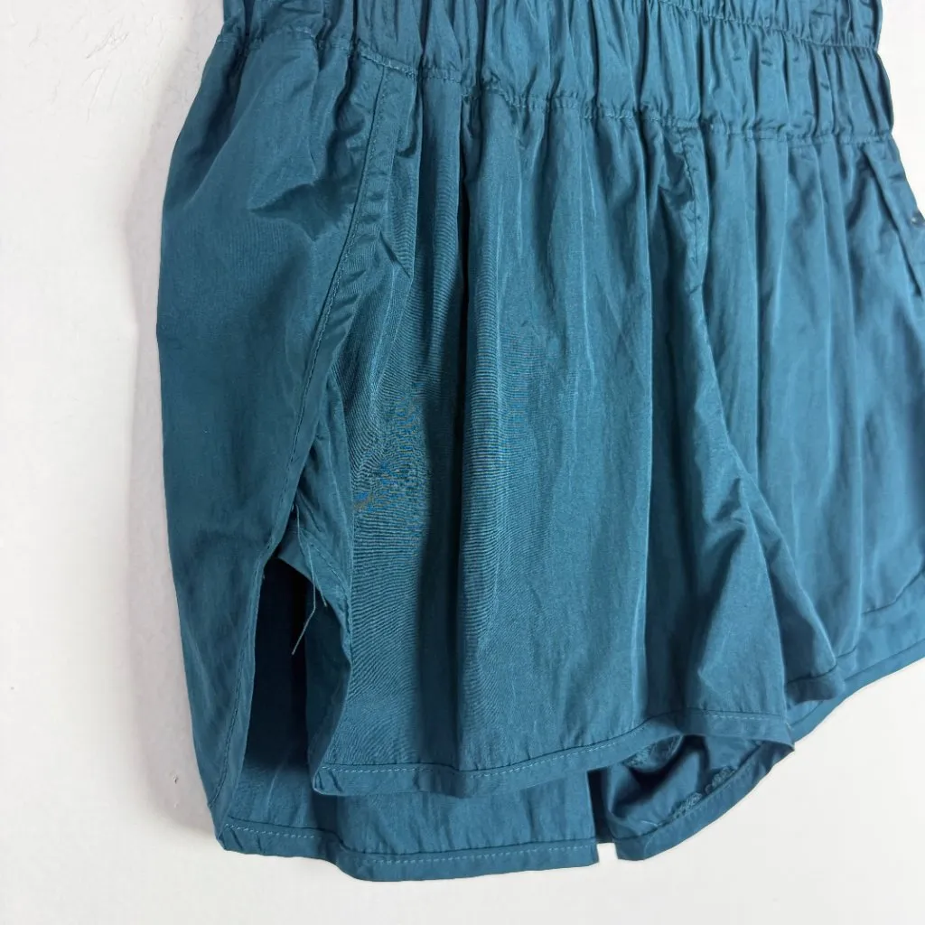 Free People Movement The Way Home Shorts 2" Teal Size Small S EUC - Image 3