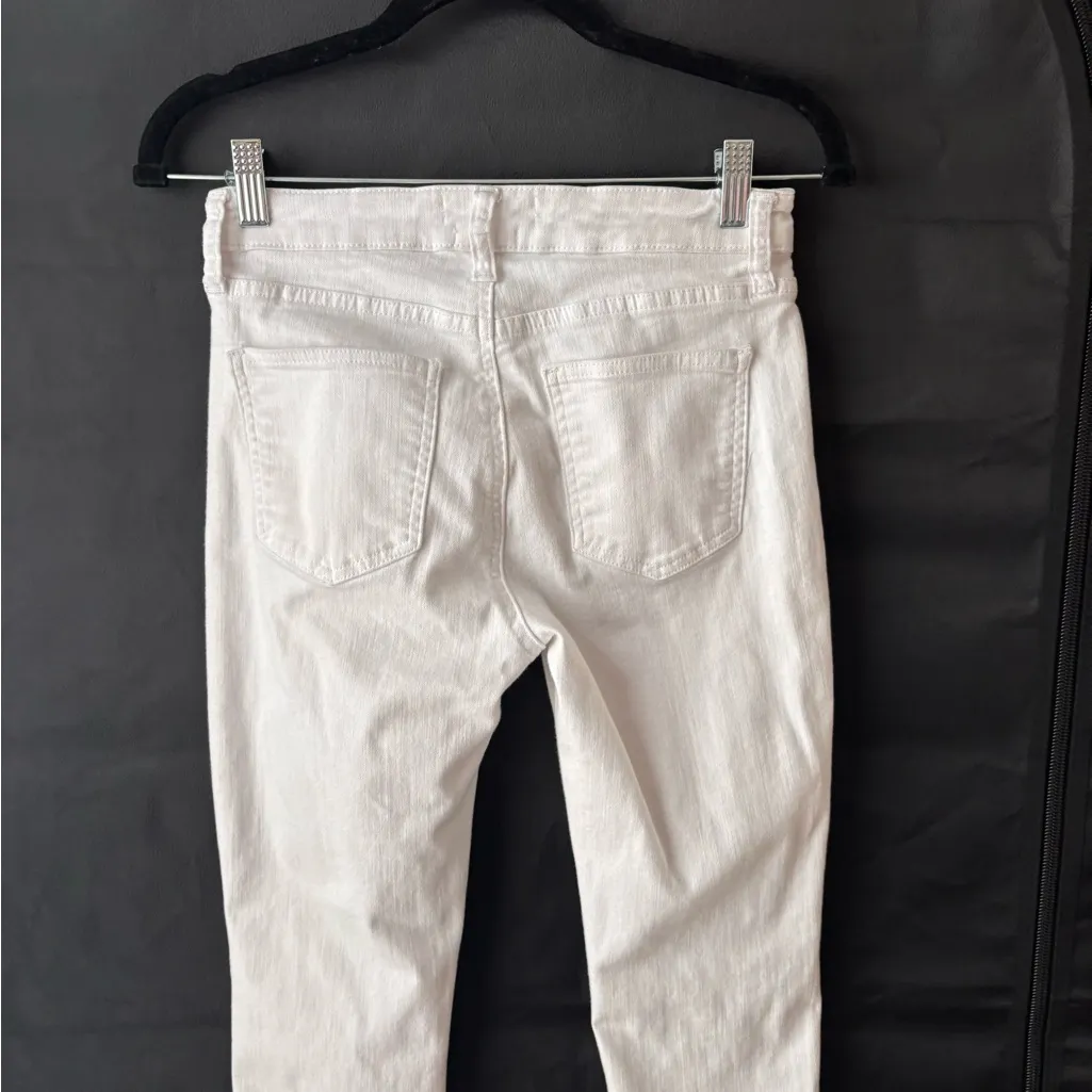 Pistola Cropped White Jeans - Image 5
