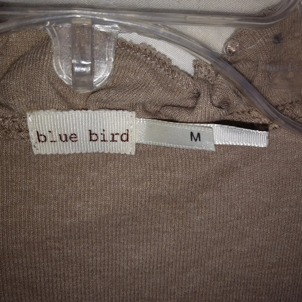 Blue Bird M Precious Caramel Cardigan Duster Top Tan Size M - Image 4