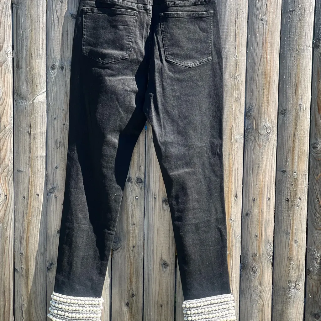 Boston PROPER Mixed Pearl Ankle Jean - Image 15