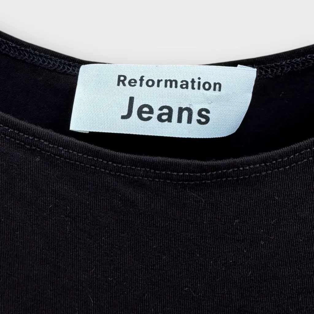 Reformation Jeans Knit Twirl Dress - Image 5