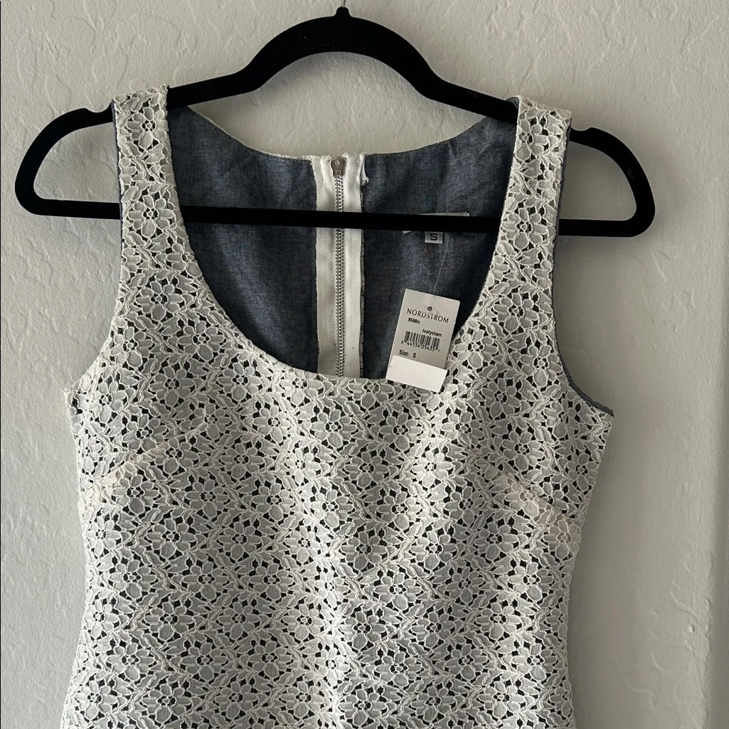 Velvet Torch  Black and White Patterned Mini Dress - Image 2