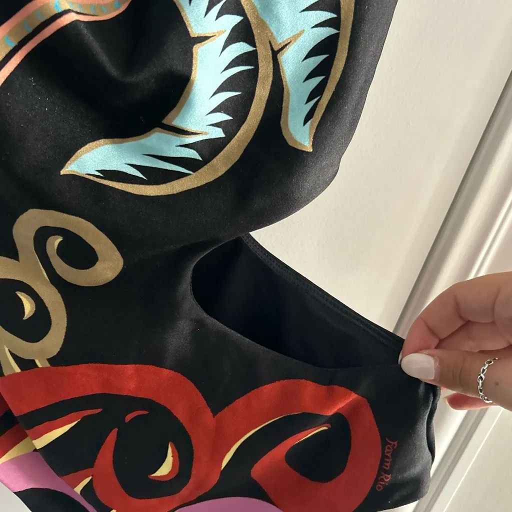 Farm Rio Pineapple Wave One Piece Swimsuit - Image 3