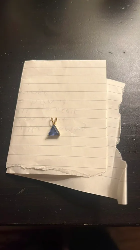 Gold Triangle Charm - Image 3