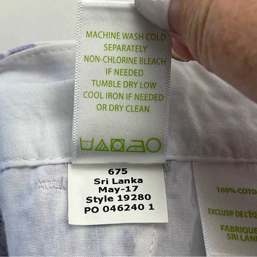 Lilly Pulitzer The Callahan Shorts Lilac Purple‎ Sail Boat Shorts Size 6 *FLAWED - Image 5