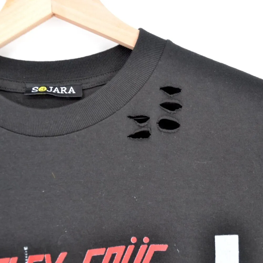 SOJARA Motley Crue Distressed Band Tee T - Image 2