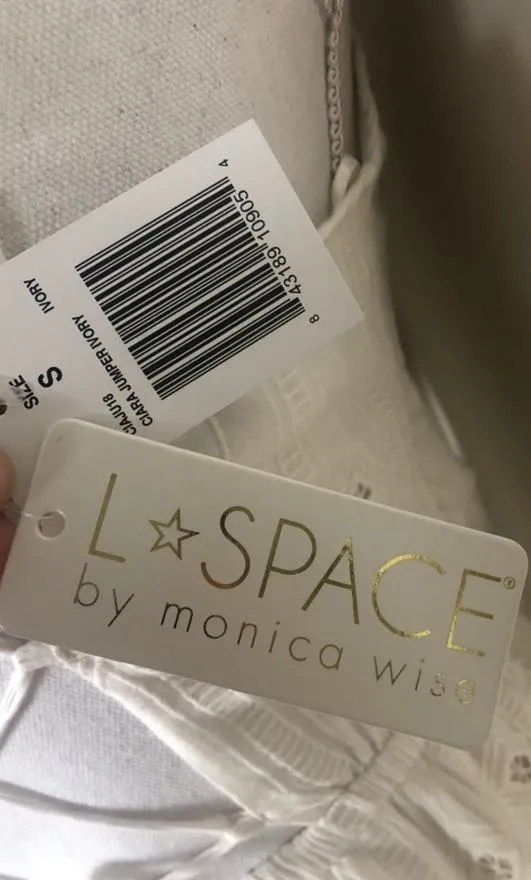 Ciara Ivory White Eyelet Jumper  - Image 5