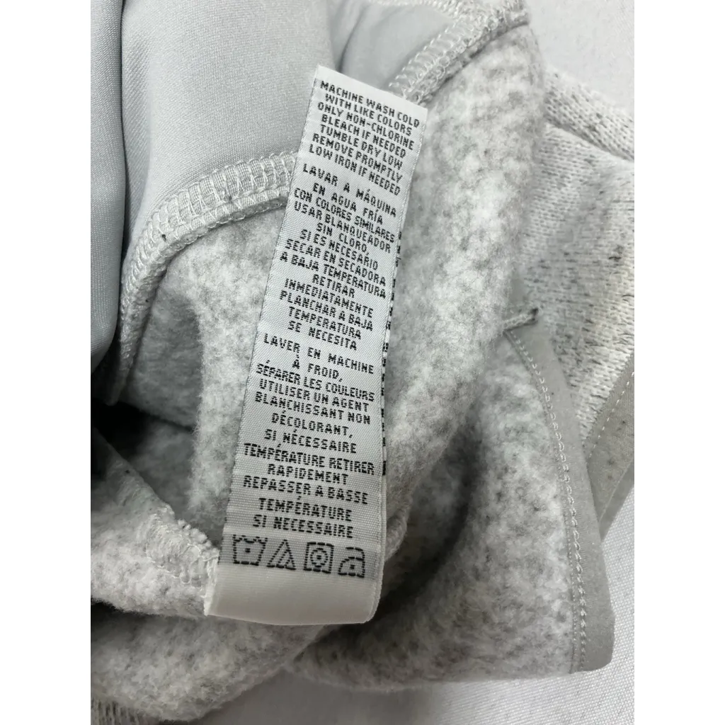 Womans Thread Supply Long Sleeve pullover Sweatshirt Gray XL 1/4 Zip Mock Neck - Image 5