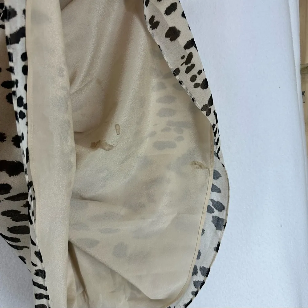 Rachel Roy  Strapless Mini Dress Cheetah Print Small Beige - Image 6