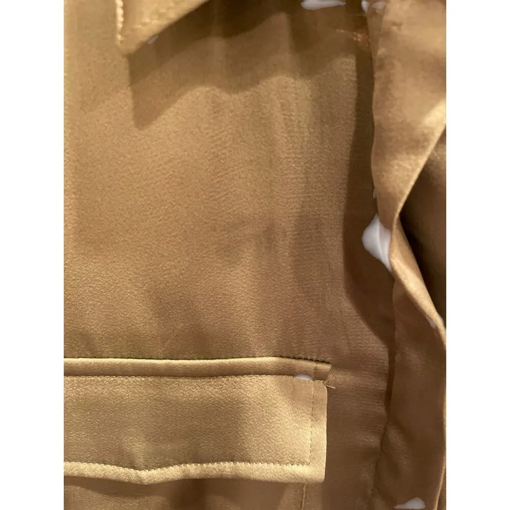 Nordstrom Brand, MELLODAY Long Sleeve Stain Utility Jumpsuit in Olive Size Small - Image 12