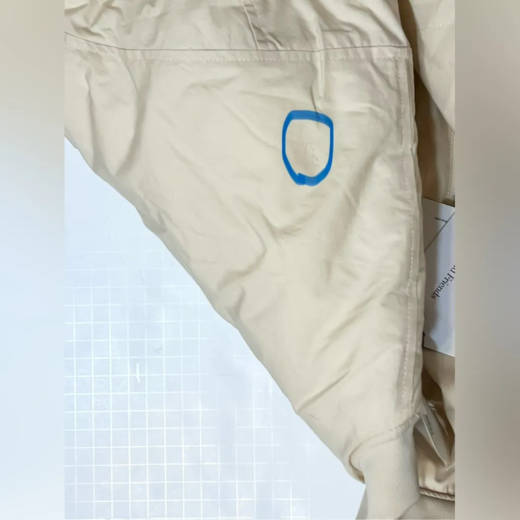 NWT Lovers and Friends x Lindsi Lane Wren Bomber Jacket in Macadamia Neutral, XL - Image 8