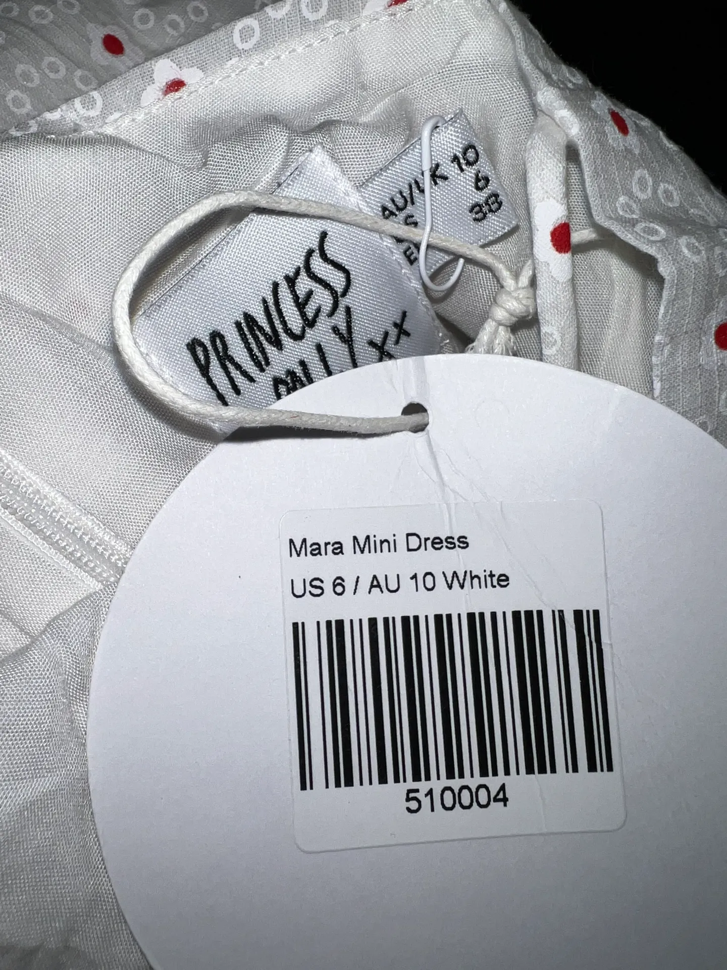 Mara Mini Dress in White - Image 18