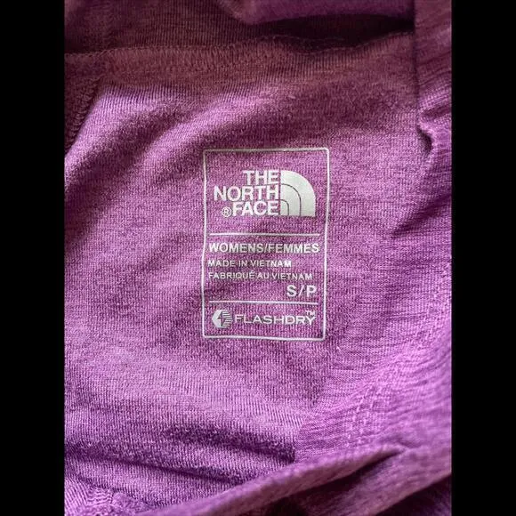 The North Face FlashDry Pullover Performance Hoodie‎ Purple Women’s Size Small - Image 2