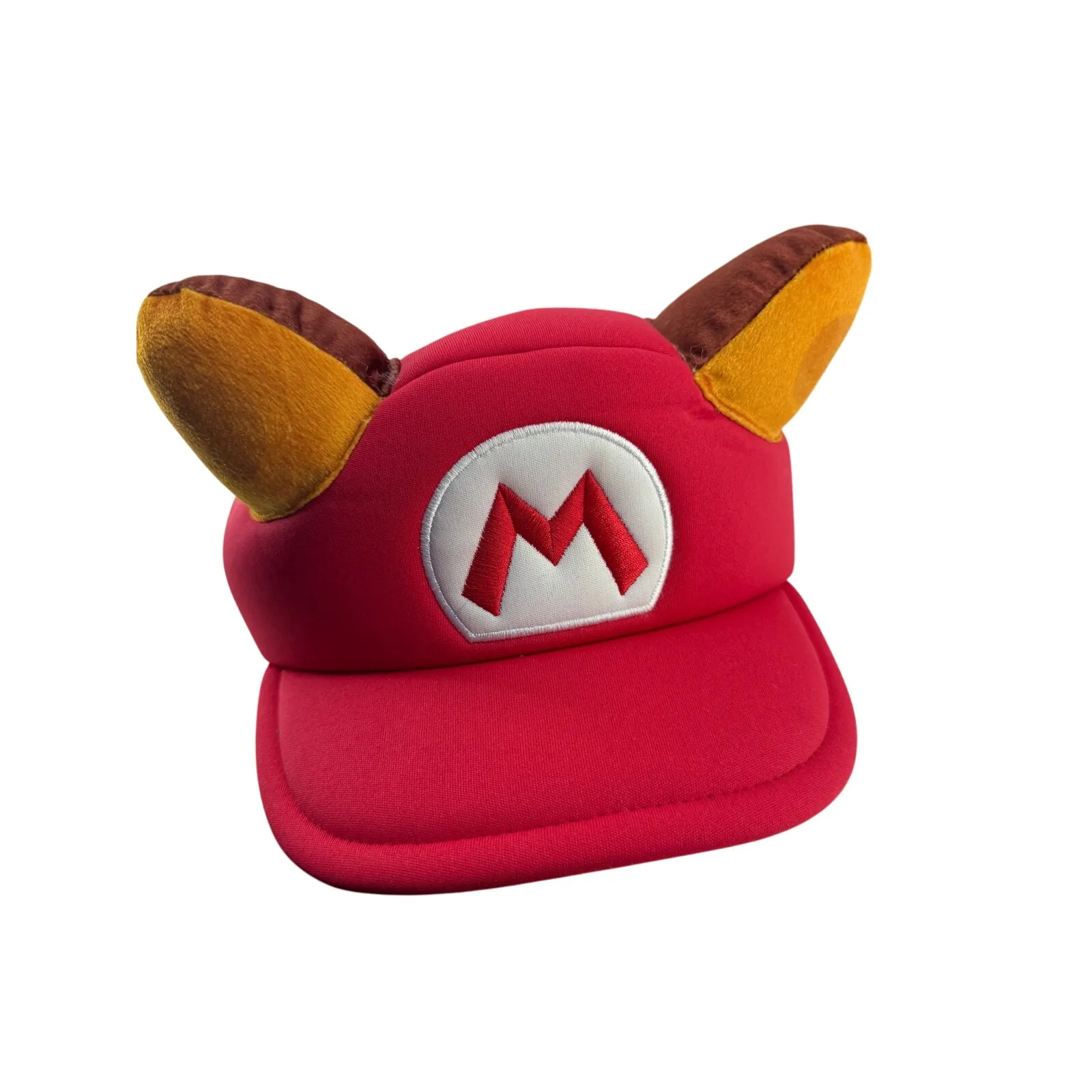 Super Mario Bros. 3 Mario Tanooki Raccoon 3D Ears Hat Red - Image 5