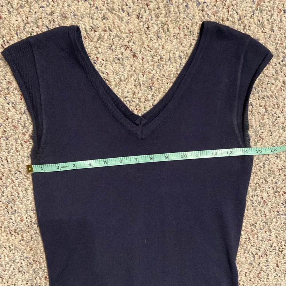 Desigual Mari Floral Mini Dress Sequin Detail Bodycon Knit Cap Sleeves Size Med - Image 16