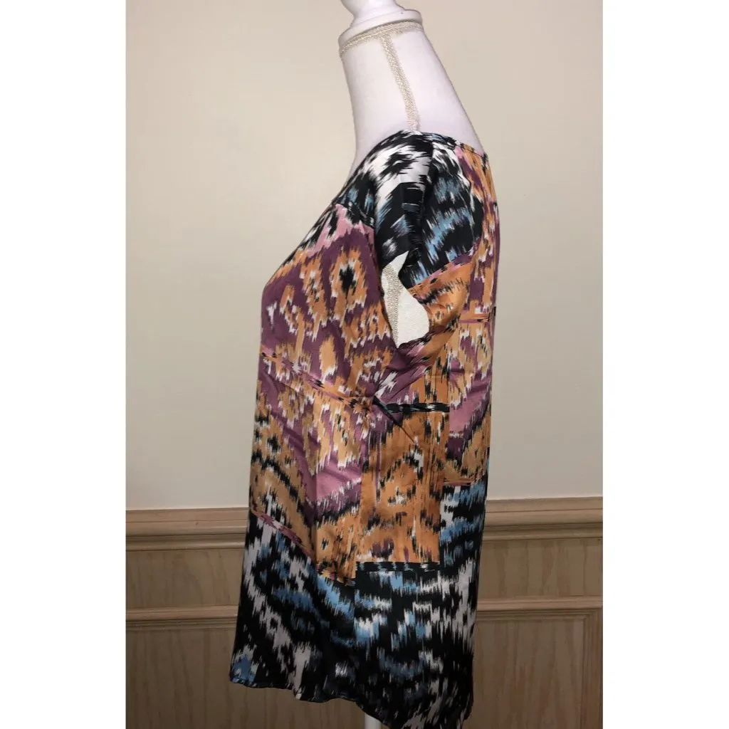 Glam  ~ Sleeveless Blouse ~ Size Medium ~ Multicolored - Image 2