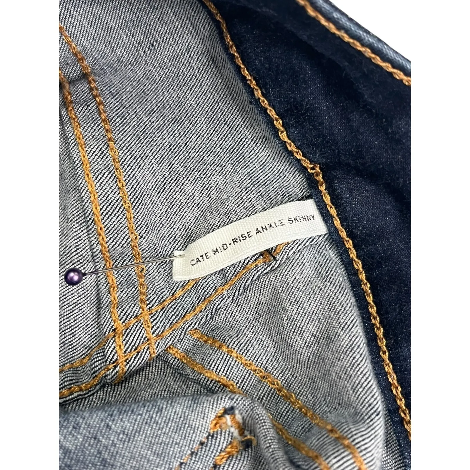 Rag And Bone Jeans Womens 31 Blue Cate Mid Rise Ankle Skinny Stretch Classic - Image 8