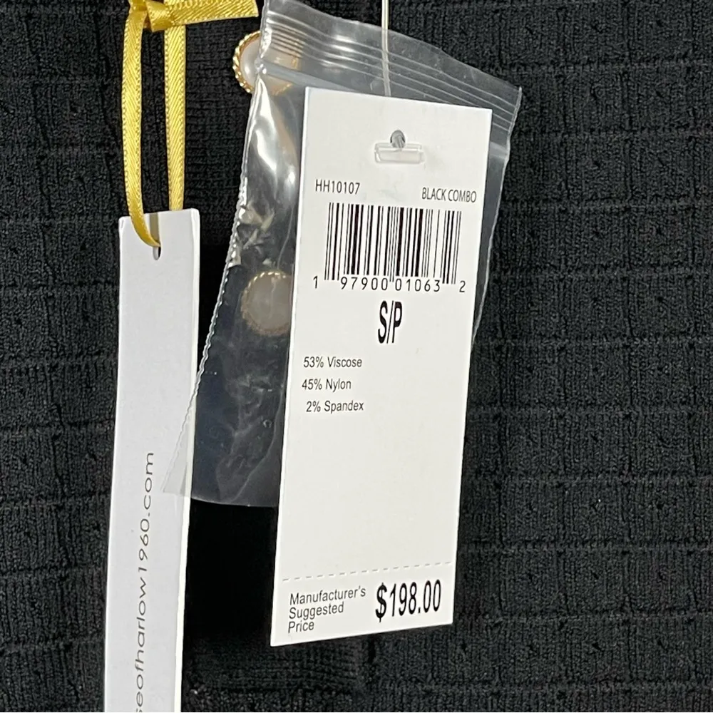 House of Harlow 1960 Black Combo SZ S - Image 6