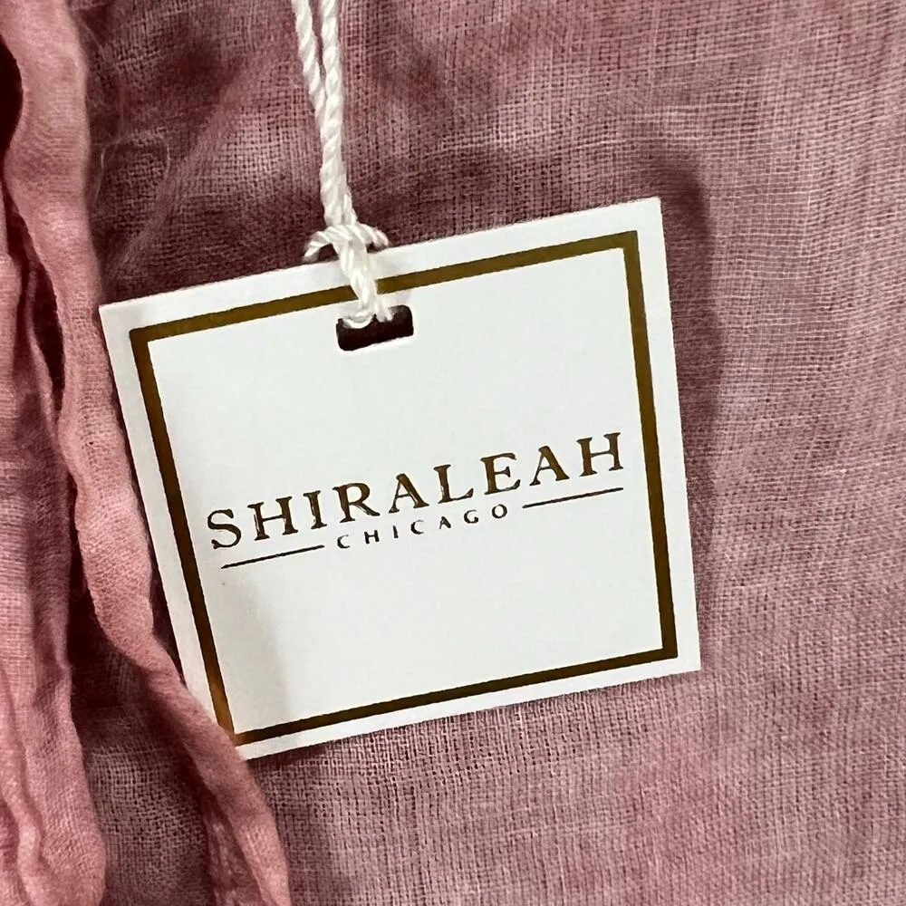 Shiraleah Romi Cover Up Top Womens OS Pink Pompom Tassel Ruffled Resort Summer Size L - Image 10