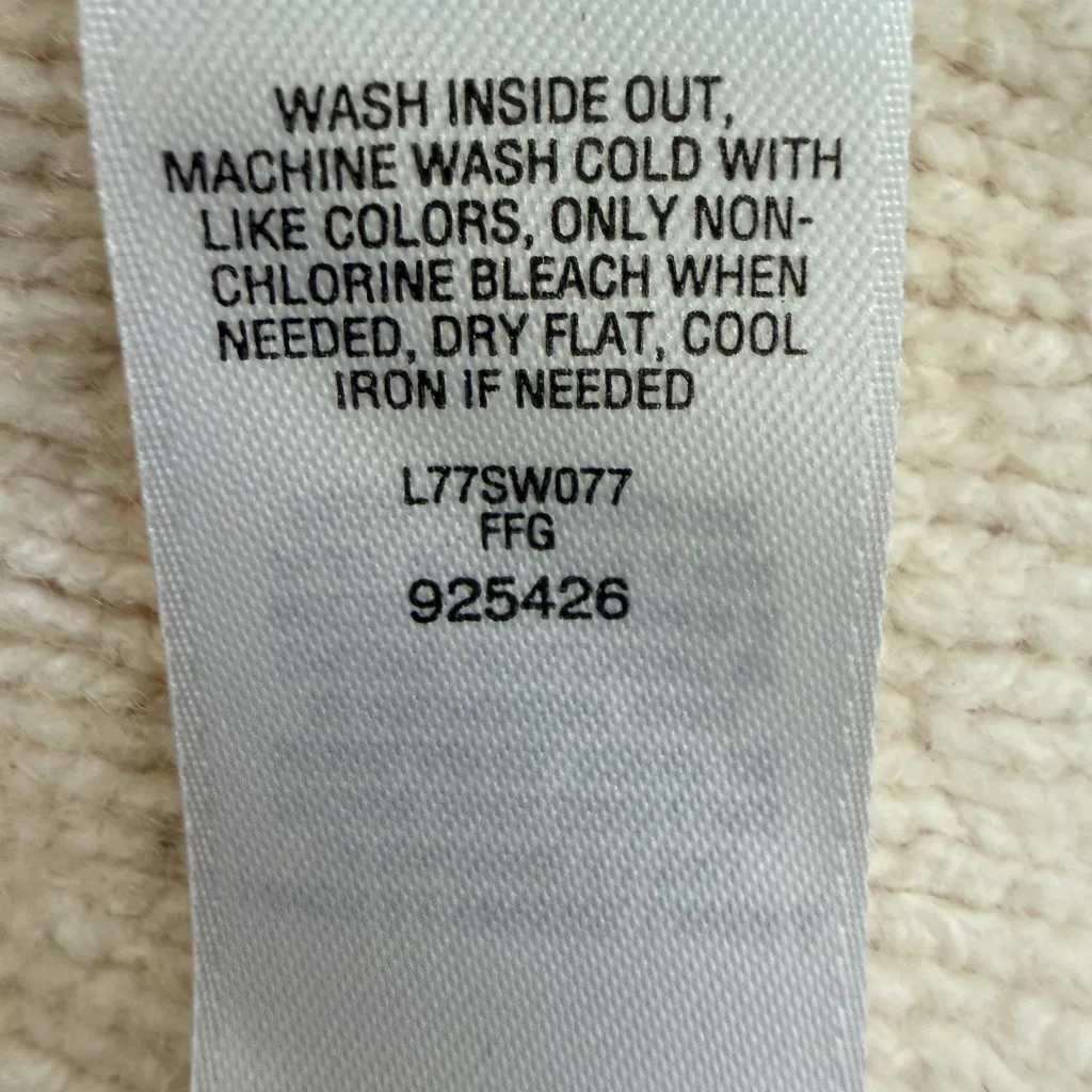 Cabela's Cream Cable Knit Cardigan - Image 5