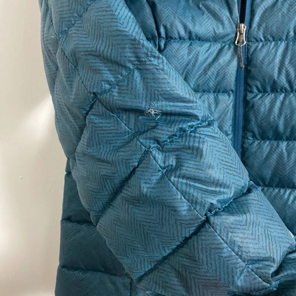 Eddie Bauer  CirrusLite Lightweight Down Jacket Puffer Blue Green Nylon EB650 - Image 5