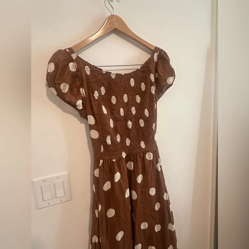 Free People Ultraviolet Dress in Oak Combo Sz M - Image 5