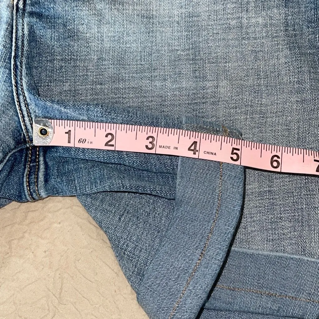 Liverpool Womens Cuffed Stretch The Walking Denim Jean Shorts Blue Size‎ 8/29 - Image 7