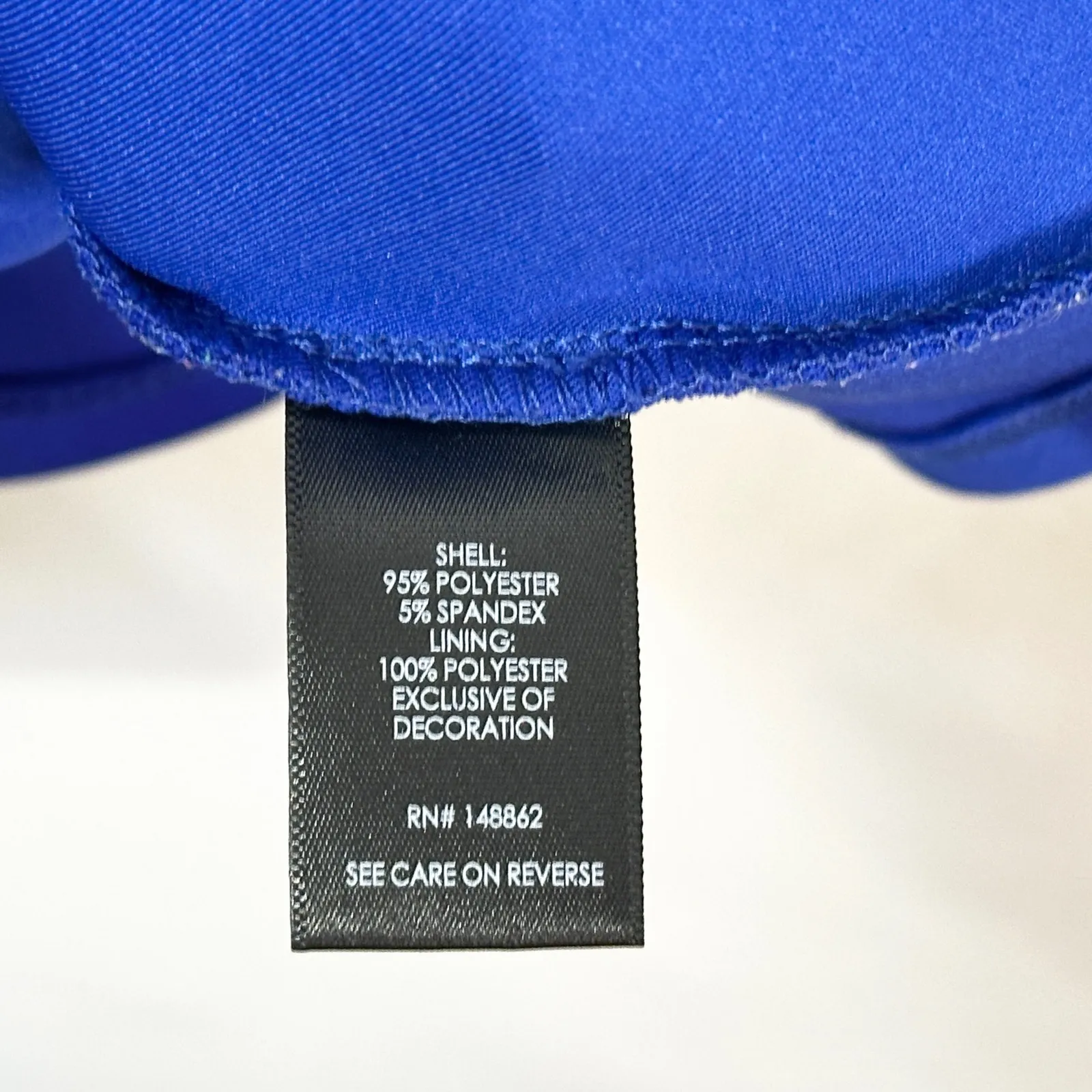 Torrid Plus Size 4X Tank Top Scuba Strappy‎ Royal Blue Sleeveless Peplum 1630 - Image 11