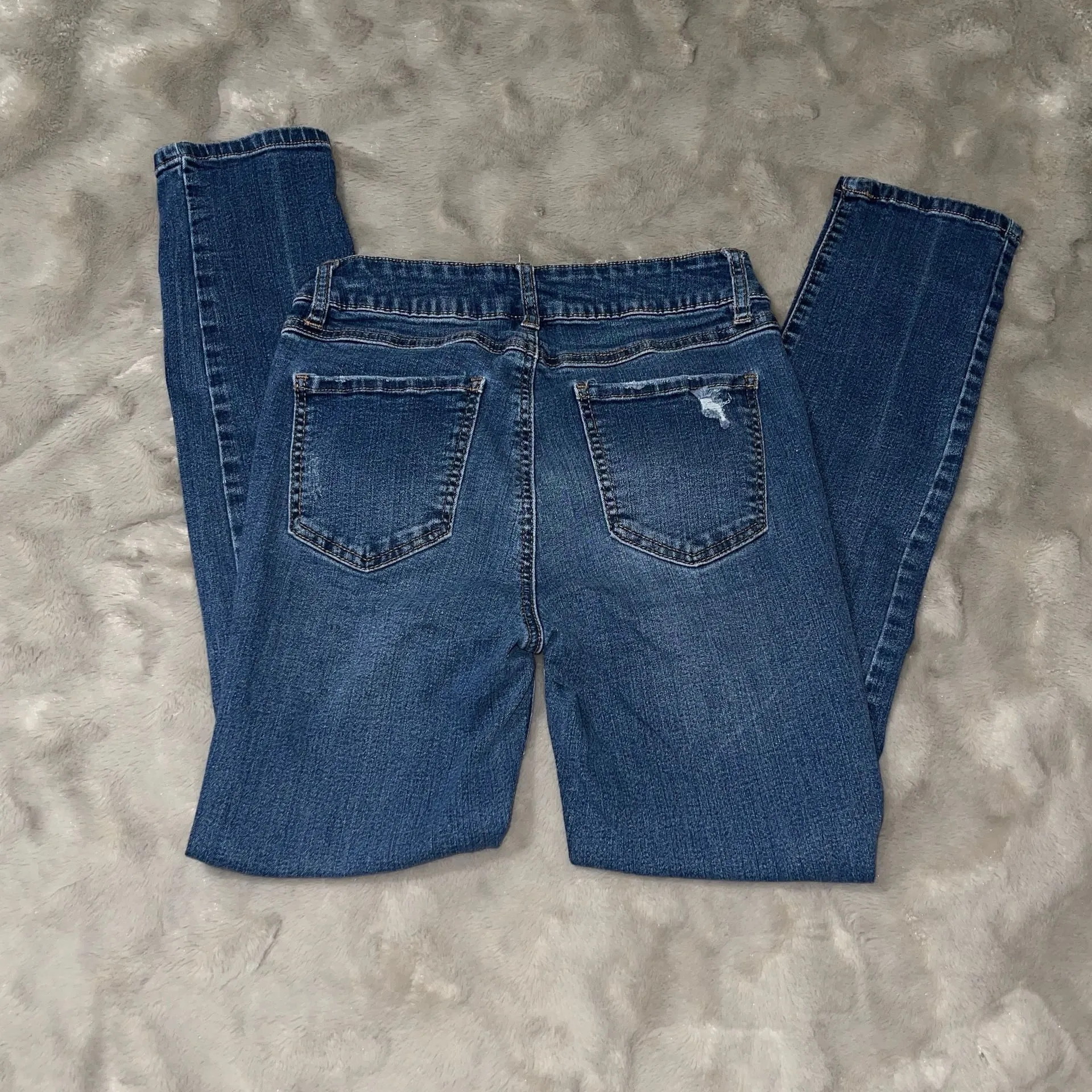 d.jeans Distressed Skinny Jeans Size 6 | Casual Street Style Blue - Image 6