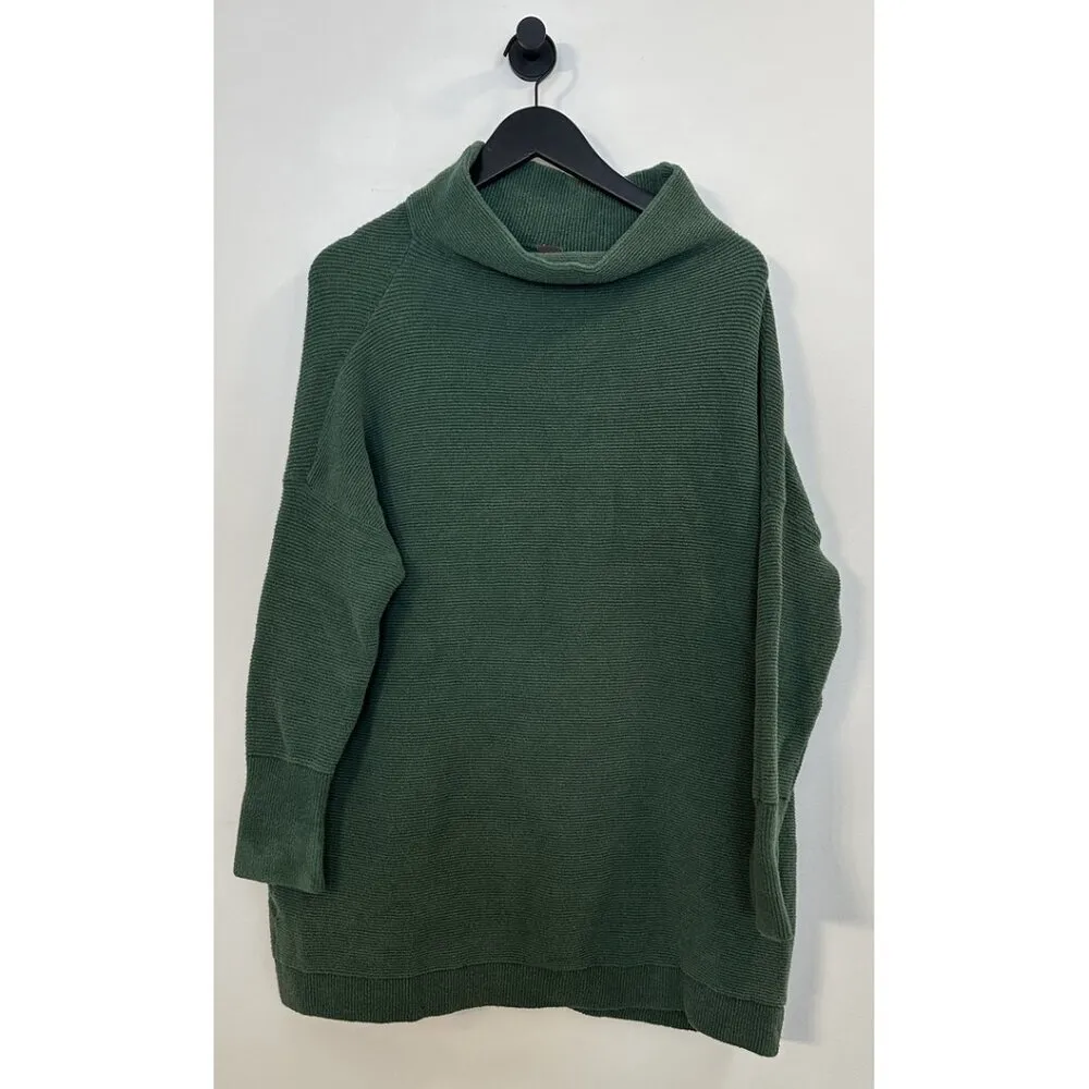 FREE PEOPLE Ottoman Slouchy Tunic Sweater Dress in Aged Pine Size Large - Image 7