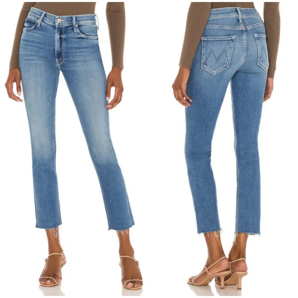 💕MOTHER💕 Mid Rise Dazzler Ankle Fray Jeans - Image 11