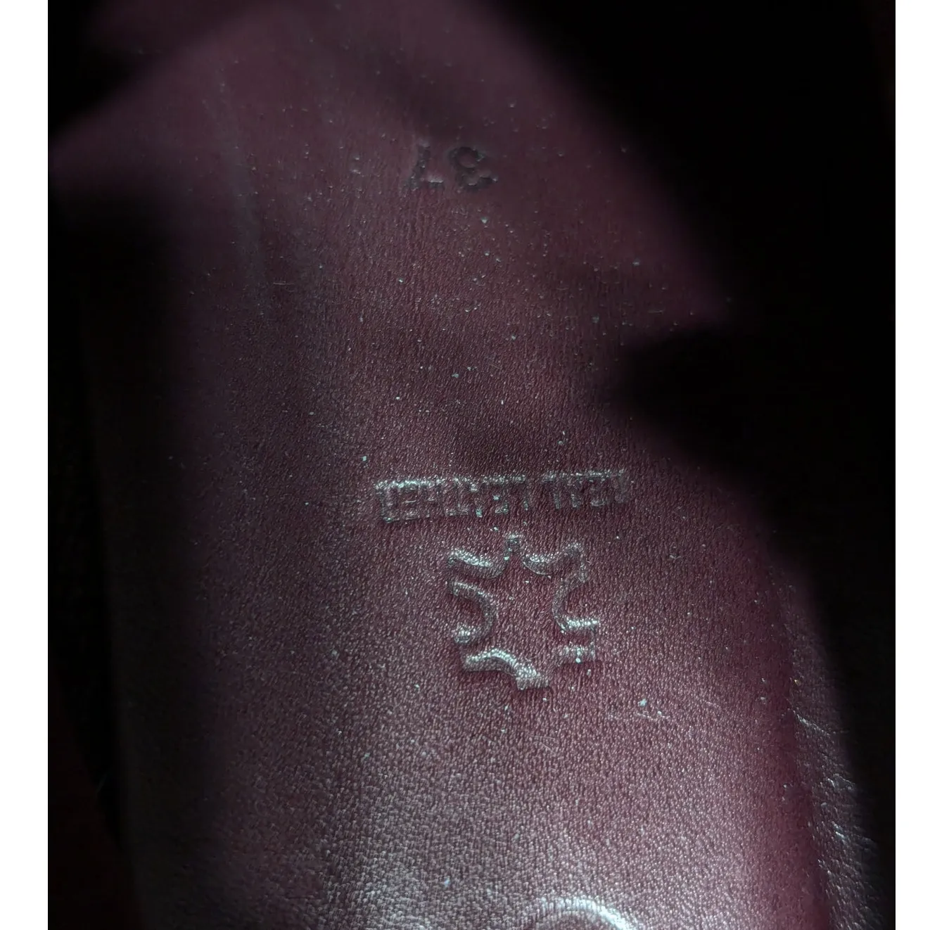 Ecco Touch 35 Ankle Booties Leather Snake Embossed Womens 6 Workwear Maroon - Image 6