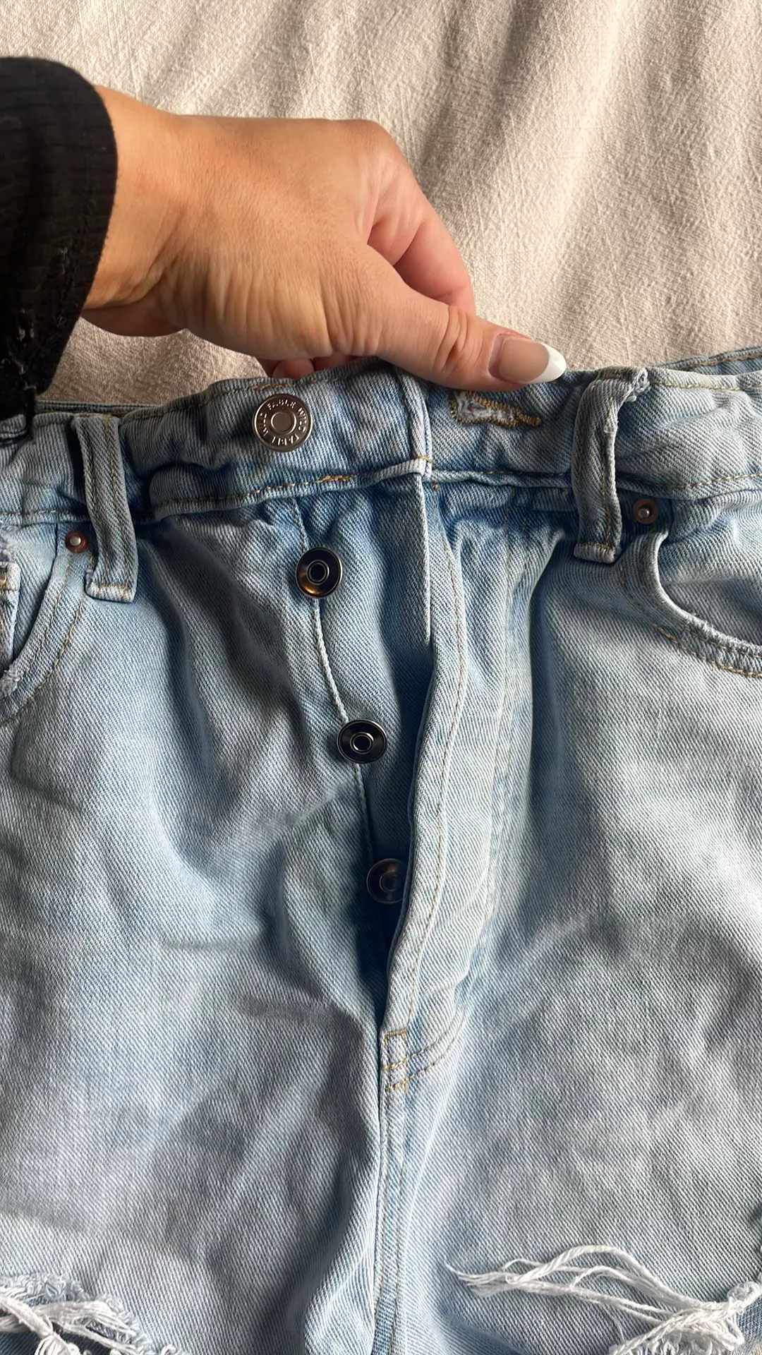 Blue Jean Shorts Size 10 - Image 5